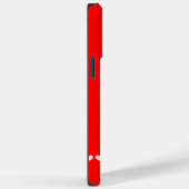 モノグラム赤と白イニシャルケースメイトiPhone C Case-Mate iPhoneケース (裏面 / 右)