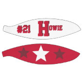 モノグラム赤と白バスケットボール バスケットボール (パネル)