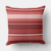 モノグラム赤ストライプ クッション (裏面)