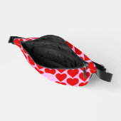 モノグラム赤ピンクハートパタフェミニンーン ファニーパック (見開き)