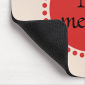 モノグラム赤金ゴールド円 マウスパッド (コーナー)