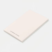 モノグラム赤面ピンクモダンミニマルフェミニンリスト ポストイット (アングル)