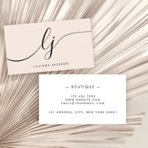 モノグラム赤面ピンクモダンミニマルフェミニンリスト