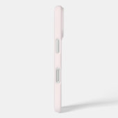 モノグラム赤面ピンクモダンミニマルフェミニンリスト Case-Mate iPhoneケース (裏面 / 右)