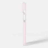 モノグラム赤面ピンクモダンミニマルフェミニンリスト Case-Mate iPhoneケース (裏面 / 左)