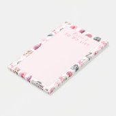 モノグラム赤面ピンクレトロディスコボールコケット ポストイット (アングル)