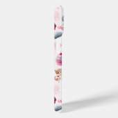 モノグラム赤面ピンクレトロディスコボールコケット Case-Mate iPhoneケース (裏面 / 右)