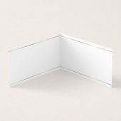 モノグラム赤面ピンク金ゴールドクリーンテンプレートモダン 名刺 (内部)