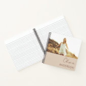 モノグラム赤面ボホモダンミニマルフェミニンリスト ノートブック (内部)