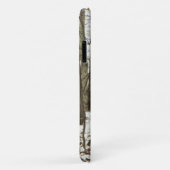 モノグラム迷彩柄で雪の中のハンターシカ Case-Mate iPhoneケース (裏面/右)