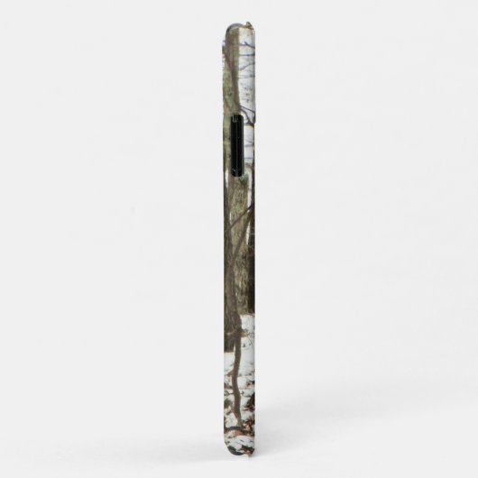 モノグラム迷彩柄で雪の中のハンターシカ Case-Mate iPhoneケース (裏面/右)