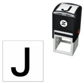 モノグラム追加名シンプル字ミニマルアルファベット セルフインキングスタンプ (インサイチュ)