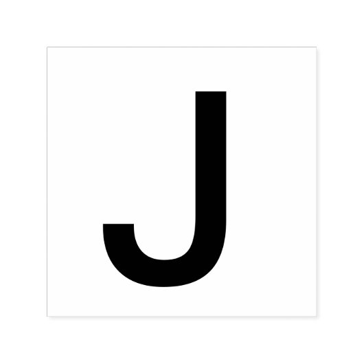 モノグラム追加名シンプル字ミニマルアルファベット セルフインキングスタンプ (デザイン)