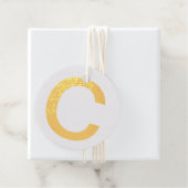 モノグラム追加名シンプル字ミニマルアルファベット フェイバータグ (箱)