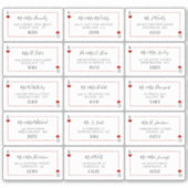 モノグラム遊のカード結婚コレクションラベル シール (正面)