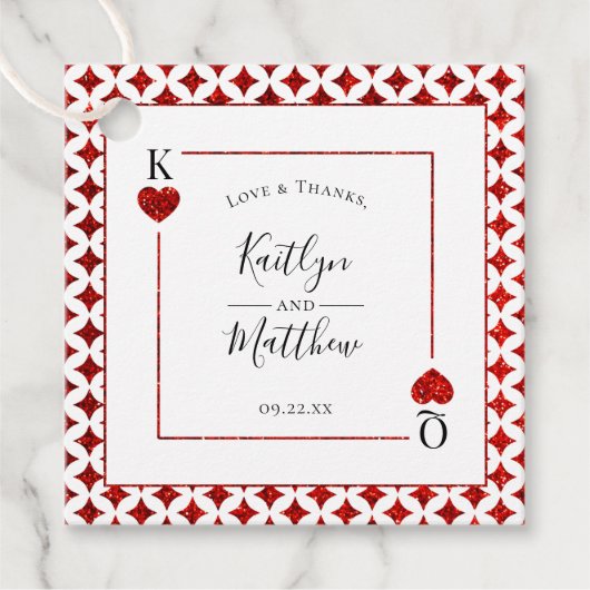 モノグラム遊のカード結婚コレクション フェイバータグ (正面)