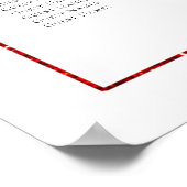 モノグラム遊のカード結婚コレクション ポスター (角)