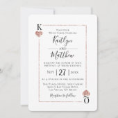 モノグラム遊のカード結婚コレクション 招待状 (正面)