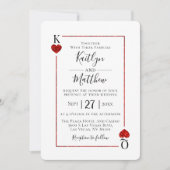 モノグラム遊のカード結婚コレクション 招待状 (正面)