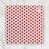 モノグラム遊のカード結婚式の日付を保存 フェイバータグ (裏面)