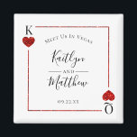 モノグラム遊のカード結婚式の日付を保存 マグネット<br><div class="desc">祝これらのとスタイルとスタイリッシュ非常にトレンディー結婚式で日付の磁石を保存する。このデザインは、あなたの特別なイベントの言葉でパーソナライズする簡単であり、これらの素晴らしい磁石を受け取ったときに、あなたのゲストは興奮する。</div>