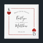 モノグラム遊のカード結婚式の日付を保存 マグネット<br><div class="desc">祝これらのとスタイルとスタイリッシュ非常にトレンディー結婚式で日付の磁石を保存する。このデザインは、あなたの特別なイベントの言葉でパーソナライズする簡単であり、これらの素晴らしい磁石を受け取ったときに、あなたのゲストは興奮する。</div>