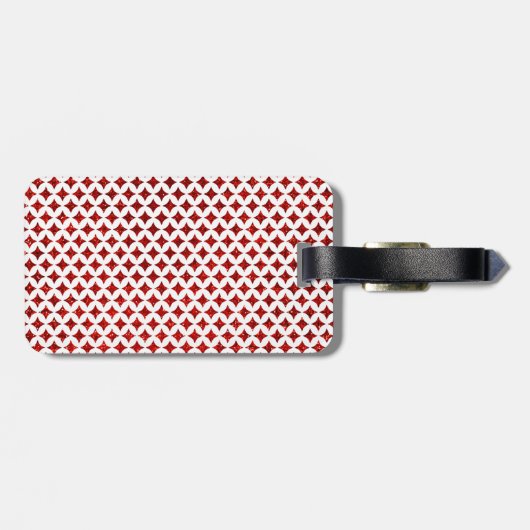 モノグラム遊のカー結婚ドの写真の日付を保存 ラゲッジタグ (裏面横)