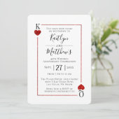 モノグラム遊カード40周年結婚記念 招待状 (スタンド正面)