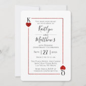 モノグラム遊カード40周年結婚記念 招待状 (正面)