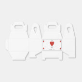 モノグラム遊ハートズ結婚カード フェイバーボックス (折り畳みなし)