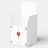 モノグラム遊ハートズ結婚カード フェイバーボックス (オープン)