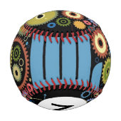 モノグラム運動の概念 野球ボール (裏面)