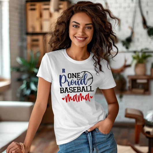 モノグラム野球マザーギフト Tシャツ