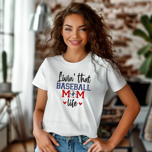 モノグラム野球マザーギフト Tシャツ