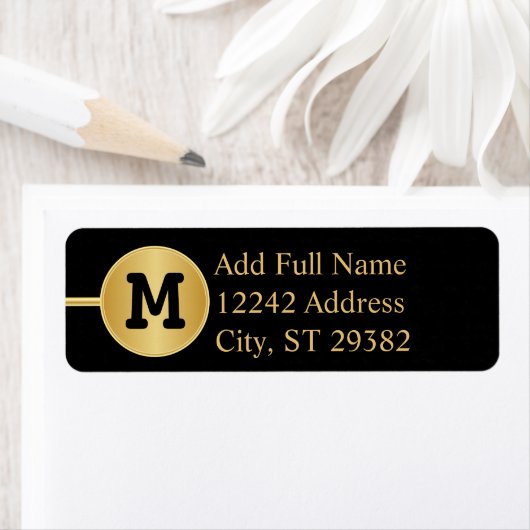 モノグラム金ゴールドとブラック ラベル (インサイチュ)