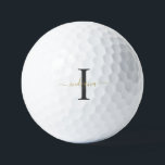 モノグラム金ゴールドグレイスクリプト名チームスポーツ ゴルフボール<br><div class="desc">金ゴールドグレーモノグラムモダンスクリプト名ゴルフボールあなたの名前とイニシャルで簡単に編集することができクリックます"パーソナライズ"ボタン。「this」リンクを選択すると、文字と背景の色カスタマイズを完全に変更する。</div>