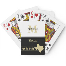 モノグラム金ゴールドシルエットテキサス州