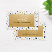 モノグラム金ゴールドテラッツォ名刺 (デスク)