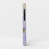 モノグラム金ゴールドフローラオンラベンダー Case-Mate iPhoneケース (裏面/左)