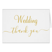 モノグラム金ゴールドホワイト結婚ズ・サンキュー (正面横)