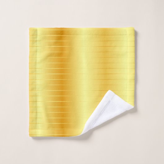 モノグラム金ゴールドルックエレガントモダンテンプレート ウォッシュタオル (ウォッシュタオル)