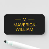 モノグラム金ゴールド 名札 (インサイチュ)