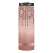 モノグラム金属バラ金ゴールド滴下グリッター タンブラー (裏面)