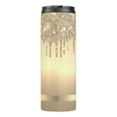 モノグラム金属14k金ゴールド滴下グリッター タンブラー (裏面)