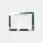 モノグラム鉄道は緑の森の水を追跡 ポストイット (正面)