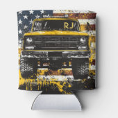 モノグラム集荷トラックフラググランジ 缶クーラー (裏面)