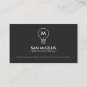 モノグラム電気工事士電気工事業者 名刺 (正面)