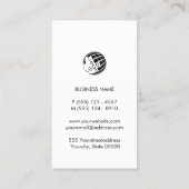 モノグラム電気工事士電気工事業者 名刺 (裏面)