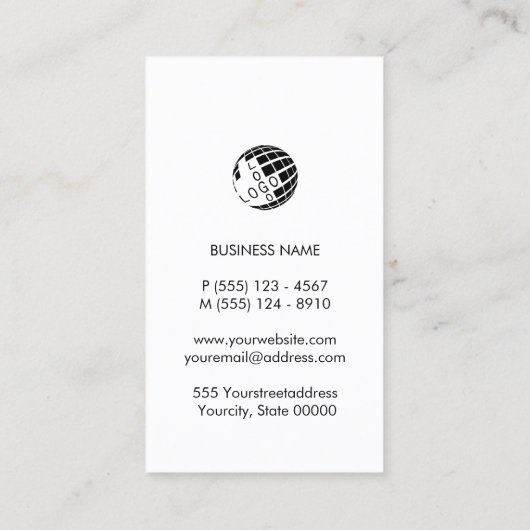 モノグラム電気工事士電気工事業者 名刺 (裏面)