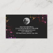 モノグラム電気工事士電気工事業者 名刺 (裏面)